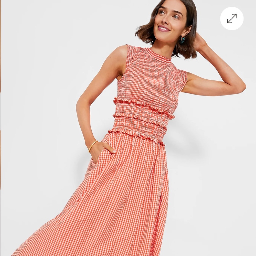 Hunter Bell Poppy Gingham Louise Dress